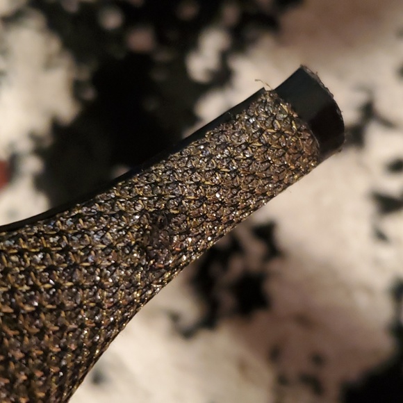 NINE WEST sz6.5 Silver/gunmetal Sparkle pumps - Picture 12 of 14